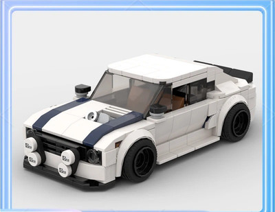 MOC 1976 MK2 Escort Rally Version | Bausteine | 321 Teile | ABS Plastikbausatz