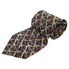 Alexandre London Silk Tie Savile Row Mens Multicolored Flowers Made In Italy