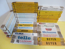 Zollstock Holz 2 Meter - mit Werbung 49 Stück - gebraucht guter Zustand