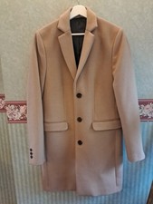 Full Lenghth Camel Coat (River Island) S