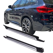 2017-2026 | Alu Trittbretter mit Anti-Rutsch Gummileisten passt f�r BMW X3 G0...