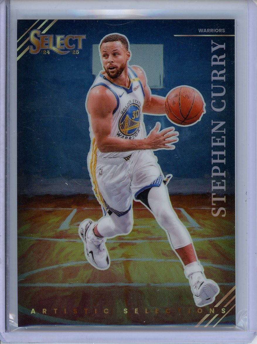 Stephen Curry 2024-25 Panini Select Artistic Selections Case Hit SSP Warriors