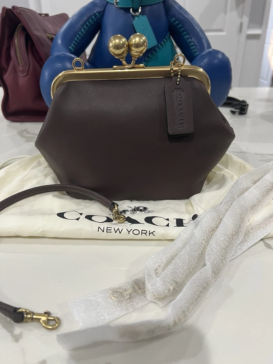 Coach Gold Clutch Bags & Handbags for Women for sale | eBay