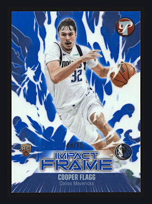 Topps Pristine 26 Cooper Flagg Mavs Impact Frame IF-1 RC 44/75 (READDESCRIPTION)