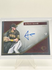 2024 DIAMOND ICONS AUTOGRAPHED CARD JACKSON MERRILL /5 RC