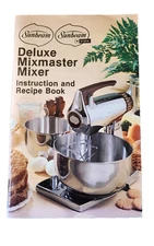 Vtg Sunbeam Deluxe Mixmaster Mixer Recipes Cookbook 1975 LIKE NEW