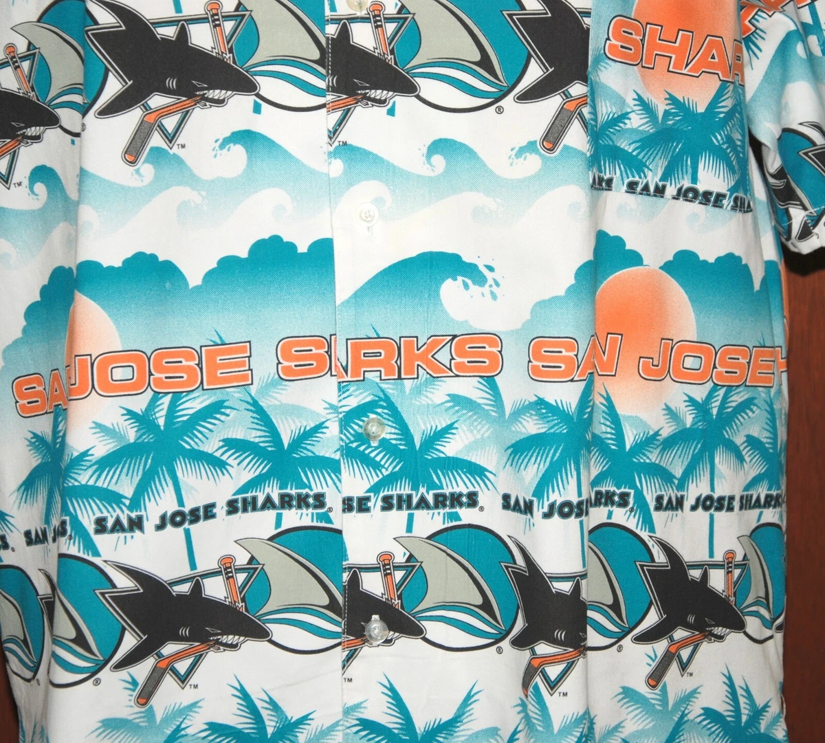 San Jose Sharks NHL Hawaiian Shirt Air Conditioning Aloha Shirt