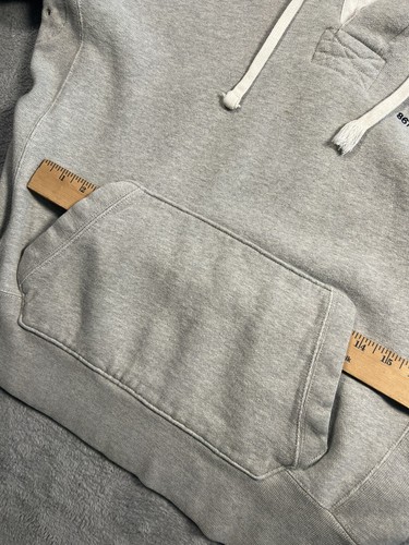 Vintage Polo Ralph Lauren Rugby Hoodie Youth Large Grey Sweatshirt 3 867 Madison - Picture 7 of 12