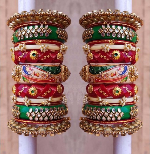 Indian Style Kundan Chura Bridal 