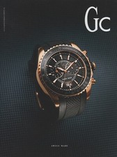 Relojes Guess Gc 2010 - "Hecho en Suiza" - Foto impresa de anuncio de revista