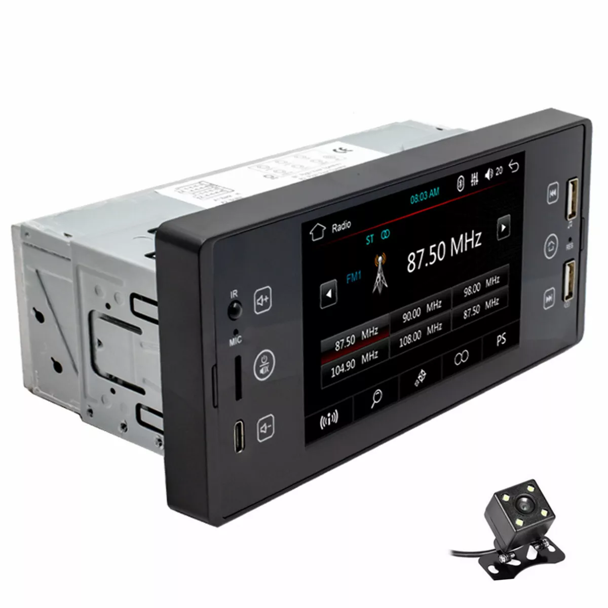 Single din dab 2024 radio with screen