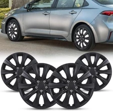 16" 4-pack Wheel Covers Full Rim Snap On Hubcaps For 2009-2013 TOYOTA COROLLA