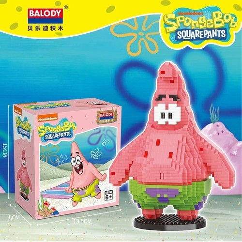 Spongebob Schwammkopf - Patrick,Spongebob,Thaddeus,Mr.Krabbs aus Bausteinen - Bild 11 von 11
