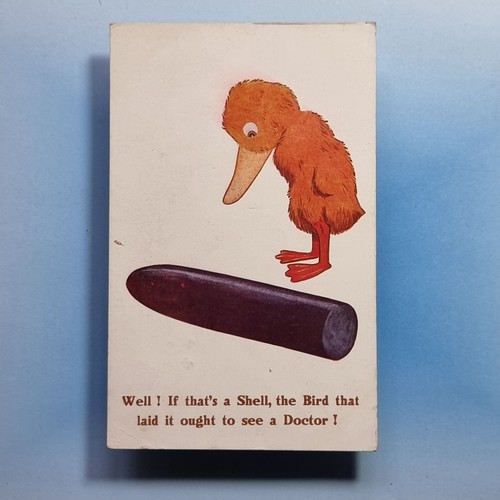 WW1 Military Comic Postcard C1916 Bomb Shell Bird Laid Doctor Artist eBay