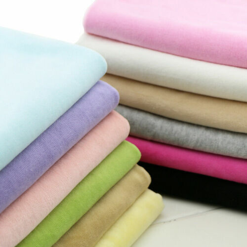 100% Soft Cotton Velvet Knit Baby Coat Sheet Fabric Safety without fluorescence - Picture 1 of 25