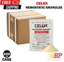 Celox Bleeding Control Hemostatic Granules 2g Packets - 200CT/Case