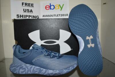 Under Armour Women's UA Charged Breathe 3 + Training Shoes 3023706 401 Blue NIB