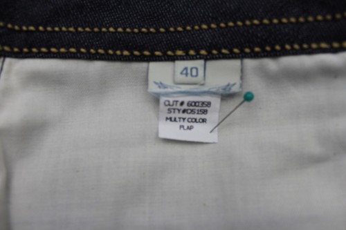 Robin's Jean Multy Color Thread Flap - Men's Size 40 - Picture 12 of 12