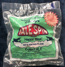 1989 McDonalds Happy Meal Disney Tale Spin - Kit's Racing Plane - NIP