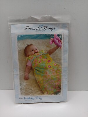 Baby Sleep Sack and Toy PATTERN Hushabye Baby by Favorite Things Makes 4 Sizes