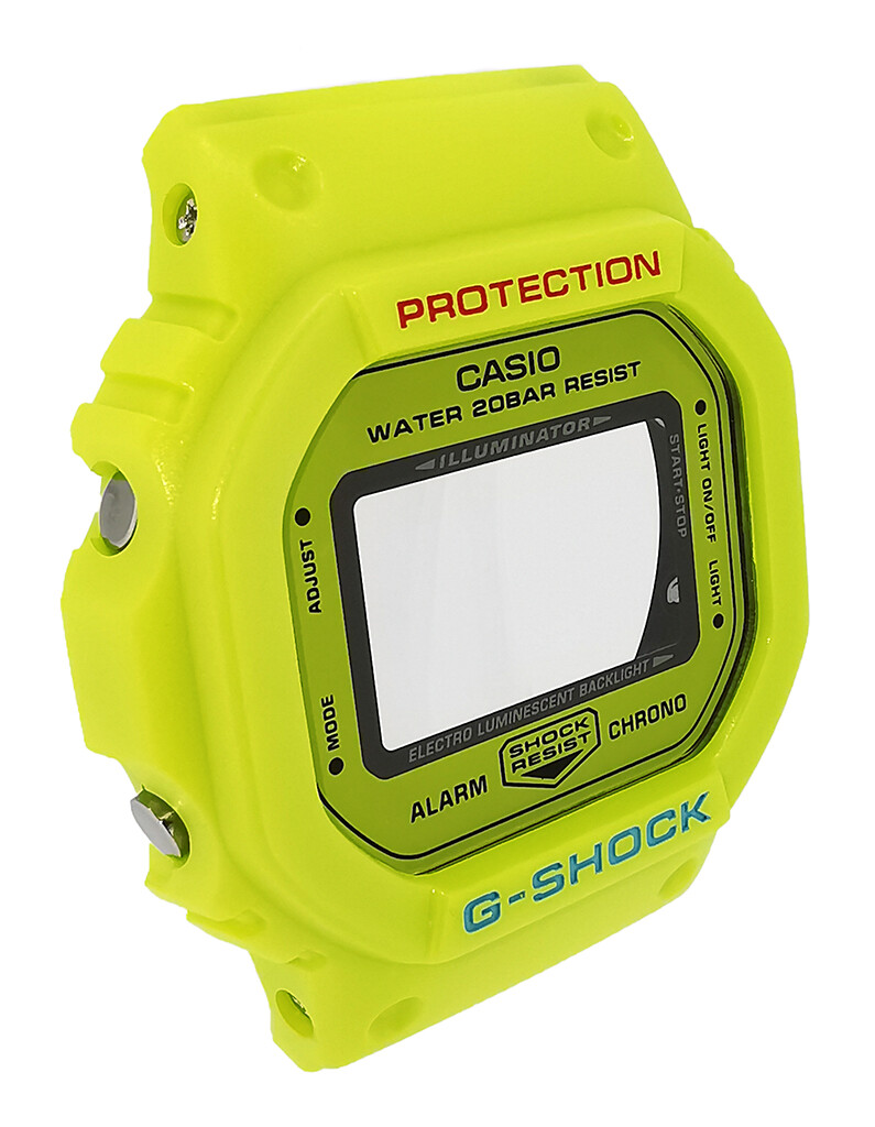 Dw 5600cma Dw5600 Kuning Casio G-Shock Gehäuse Mit Mineralglas