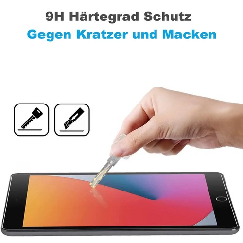 Panzer Folie Tablet für Lenovo M10 Plus (3Gen) Echt Glas Display Schutz Folie 9H - Afbeelding 6 van 6