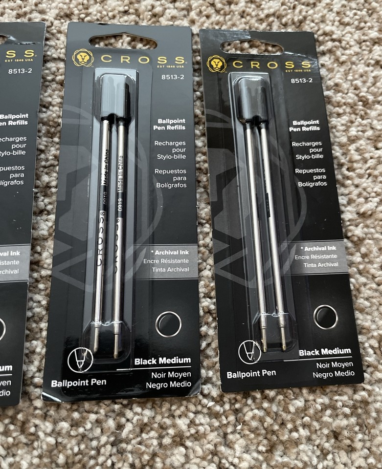 GNHG Parker Di Media Lunghezza,12 Ricariche Per Penne A Sfera,Refill - Foto 3