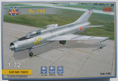 MODELSVIT 72031 Yakovlev Yak-140 - 1:72 Flugzeug Bausatz Russian Aircraft Kit