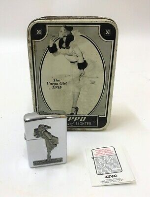 1993 Zippo Varga Girl 1935 Lighter Limited Edition With 1993 Zippo Varga Girl 1935 Lighter Limited Edition With