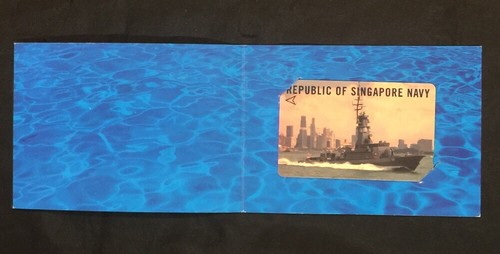 90's Republic of Singapore Navy Life-Saving Apparatus from Navy Phone card Mint! - Picture 4 of 5