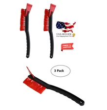3 Pack Snow Brush & Ice Scraper Long 17"  Snow Cleaner Auto Car RV Value Pack