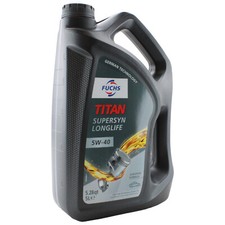 Fuchs Titan Supersyn Longlife Sae 5w-40 Engine Oil 5 Liter For Audi Bmw Mb Vw Fuchs Titan Supersyn Longlife Sae 5w-40 Engine Oil 5 Liter For Audi Bmw Mb Vw