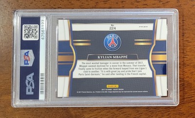 2017-18 Panini Select - Field Level Kylian Mbappe #224 Silver 