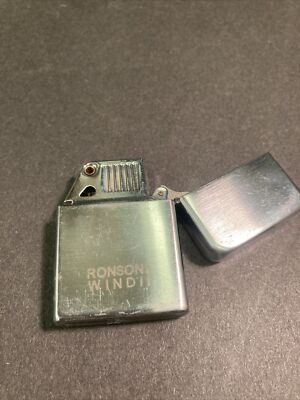 Lighter Vintage Ronson Lighter Windii Wind Protected Lighter
