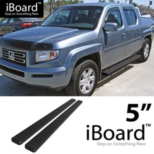 Running Board Side Step Nerf Bars 5in Steel Black Fit Honda Ridgeline 06-14