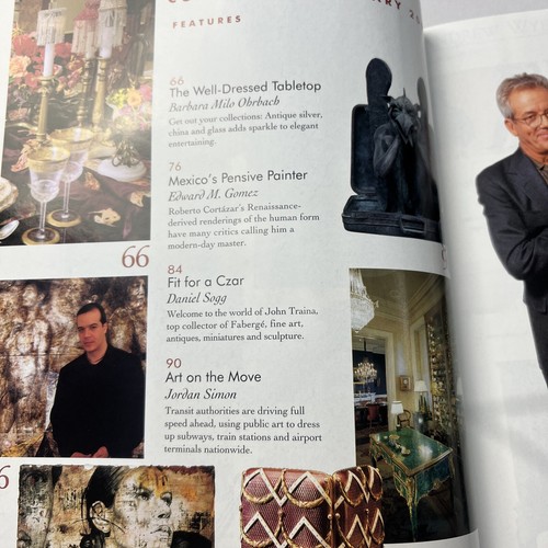 Art & Antiques Magazine January 2000/ Tom Christopher, Roberto Cortázar - Imagen 2 de 5