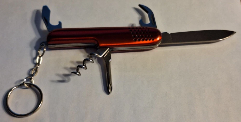 5-in-1 Stainless Steel Multi-Tool Pocket Knife 5-in-1 Stainless Steel Multi-Tool Pocket Knife