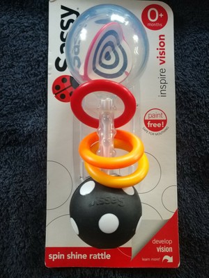 sassy spin shine rattle