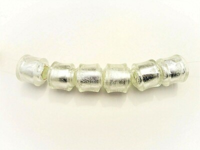Big Barrel Glass Bead Set, 6 Pcs. 