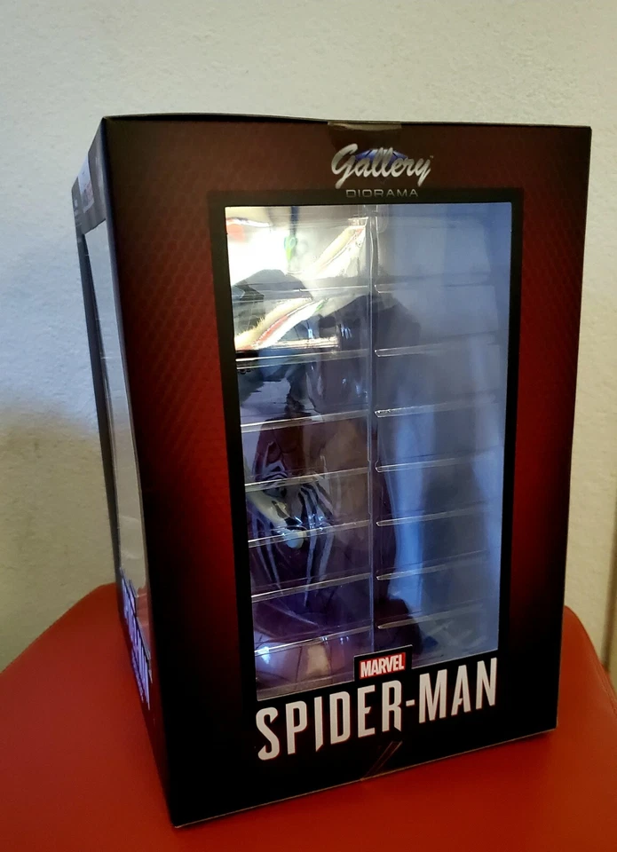 Spider-Man Playstation 4 Negativo Traje Versión Marvel Exclusivo Figura LE 3000 Foto 4 de 4