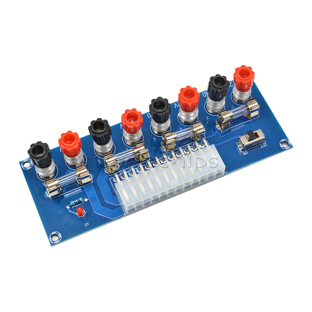 XH-M229 Desktop PC Power ATX Transfer Board 24p Power Supply Test Module W/Case