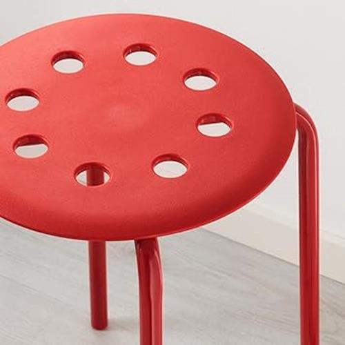 IKEA Marius Durable Stool Metal - 45 cm (Red) + Free Shipping - Picture 7 of 9