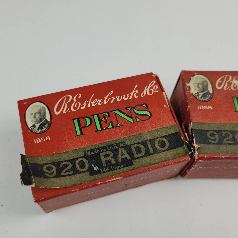 R. Esterbrook & Co Lote De Colección 2 Cajas de 144 Ct Pluma Estilográfica Puntas 968 Radio Nuevo de Lote Antiguo Foto 2 de 4