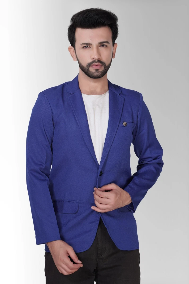 Casual blazers Man Wedding dress men blazer Single button Indian