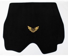 New Carpet Trunk Mat 1974 - 1981 Pontiac Firebird Embroidered Logo In Gold