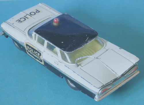 Corgi Toys No.481 Chevrolet Impala Police Patrol Car (1965-1969) Cast Hubs. - Picture 11 of 12