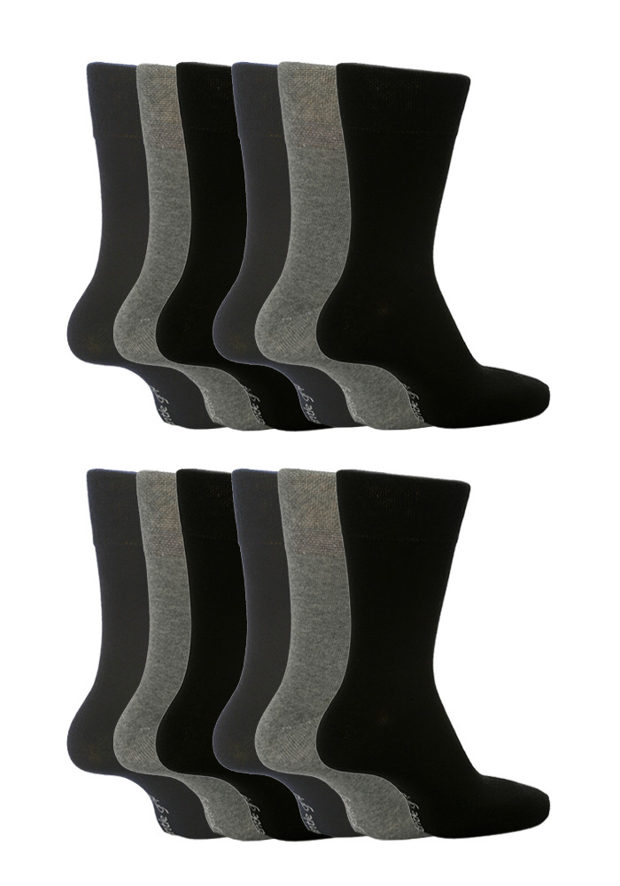 6 Pack Mens Sock Shop BIGFOOT Gentle Grip Socks Size 1214 Uk, 4650