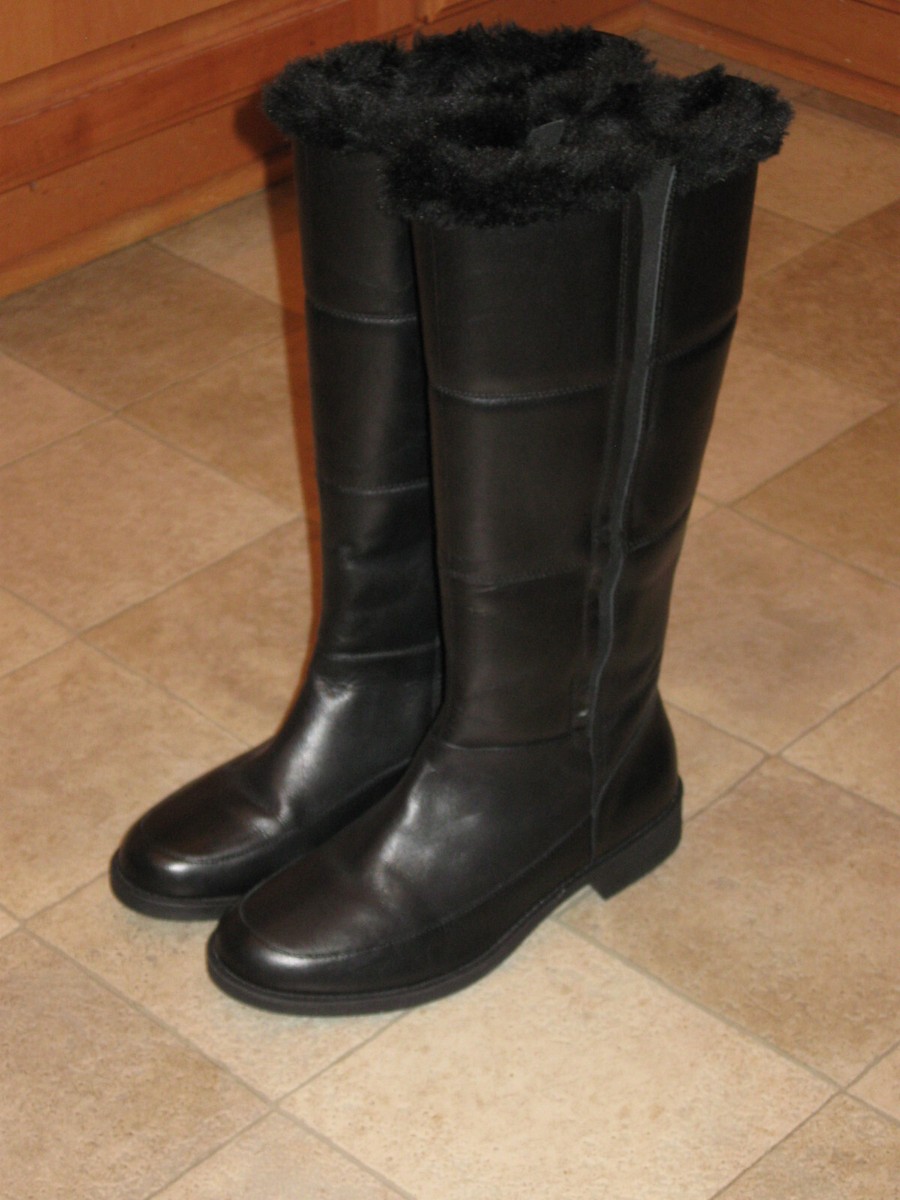 TARYN ROSE Abbott Waterproof Leather Tall Boot Size