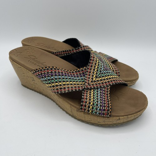 skechers luxe foam wedges