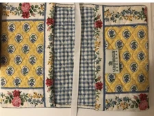 Vera Bradley Retired Rare Yellow Elizabeth Cotton Book Cover